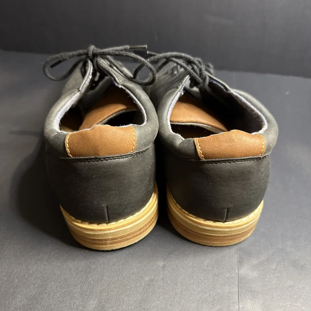 Goodfellow & Co. Black Casual Jarmarcus Lace Up Loafer Shoes Sz 11